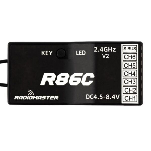 Radiomaster R86C V2 6CH Frsky D8 Compatible PWM Receiver w/Sbus - Image 4