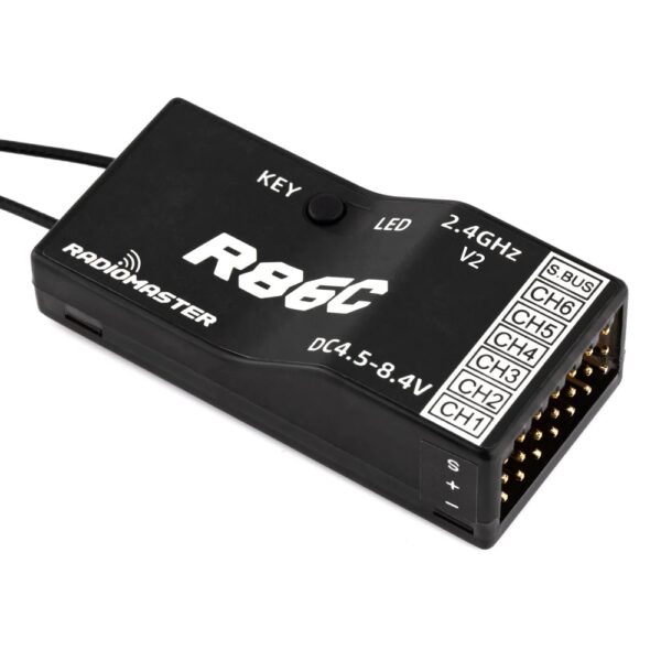 Radiomaster R86C V2 6CH Frsky D8 Compatible PWM Receiver w/Sbus