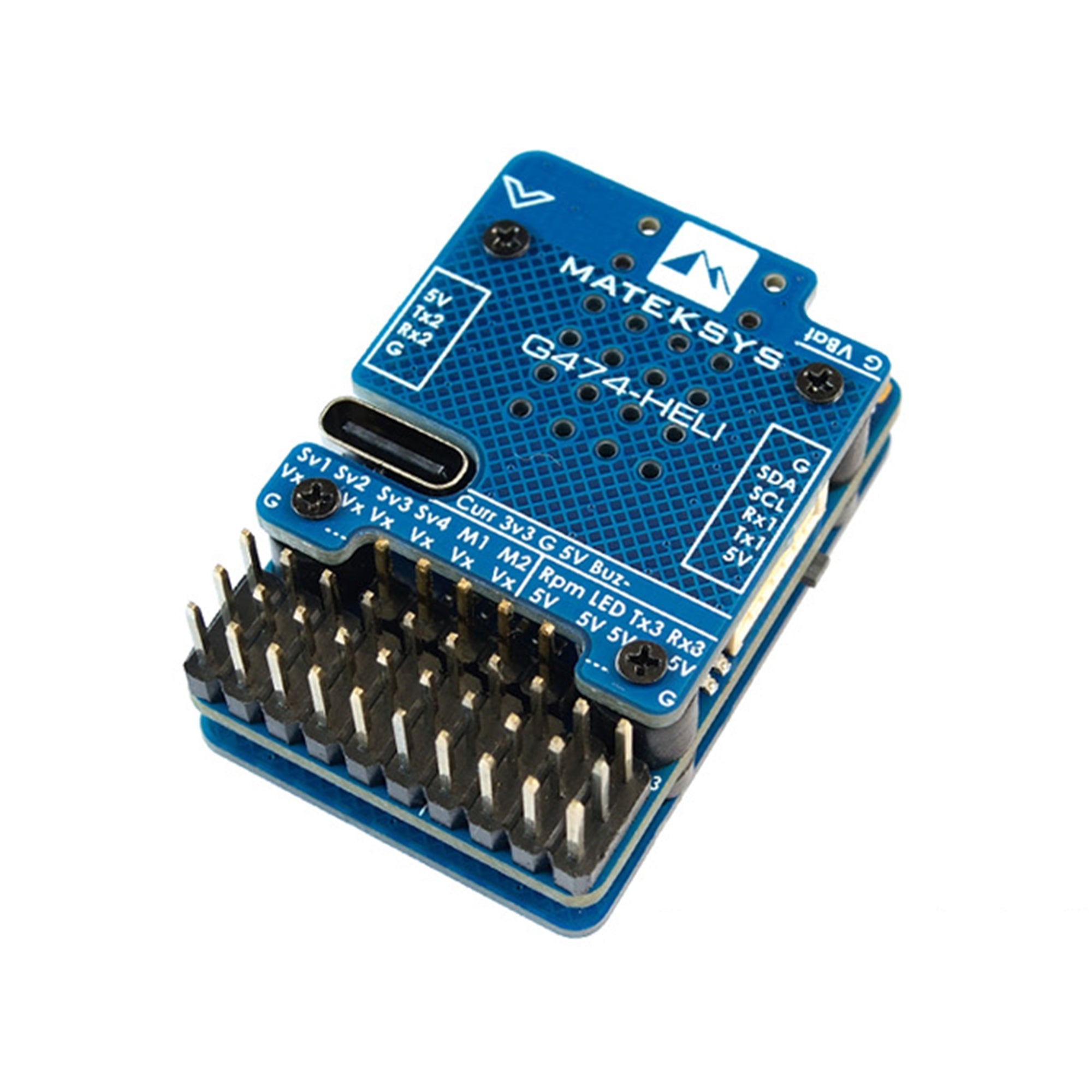Mateksys RC Helicopter Flybarless Controller G474-HELI, product image from Kiwiquads