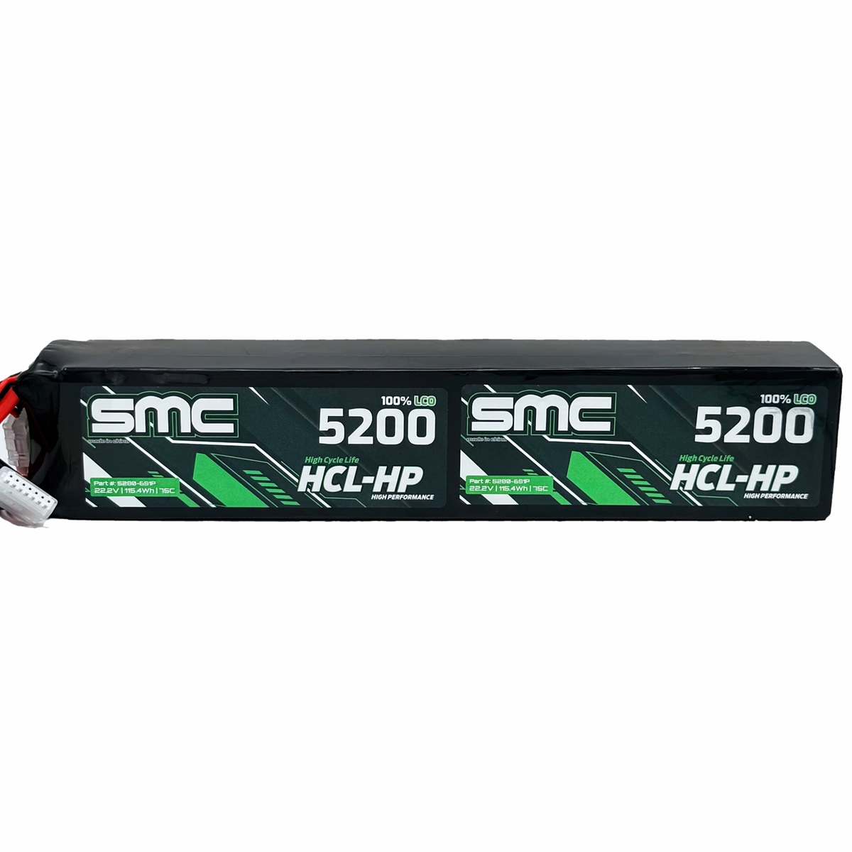 SMC Battery 44.4V 5200mAh 80C 12S HCL-HP Stick Pack, product image from Kiwiquads