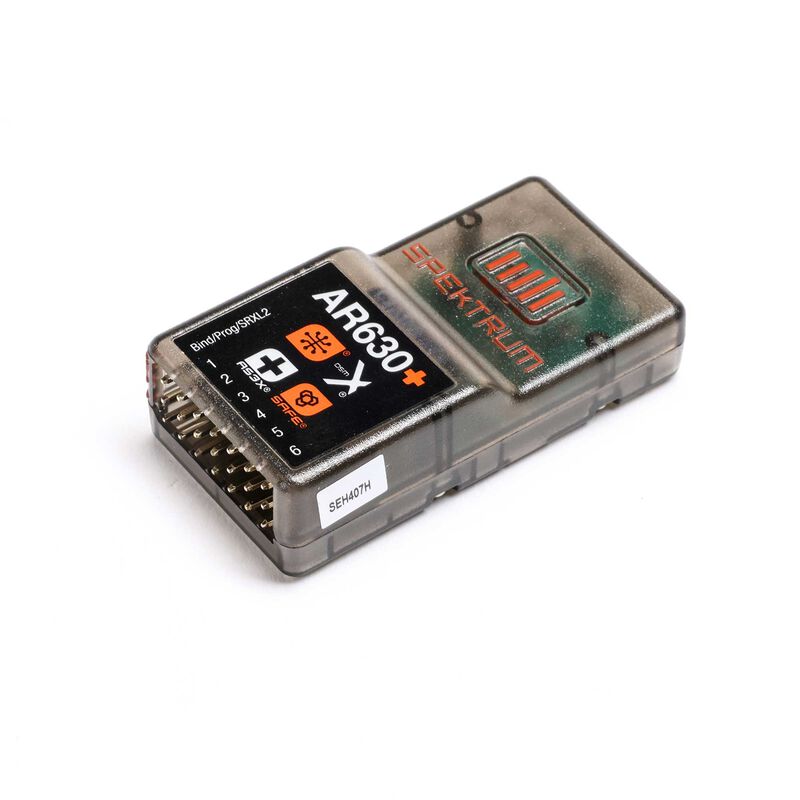 Spektrum AR630+ 6 Channel AS3X+ & SAFE Receiver, product image from Kiwiquads