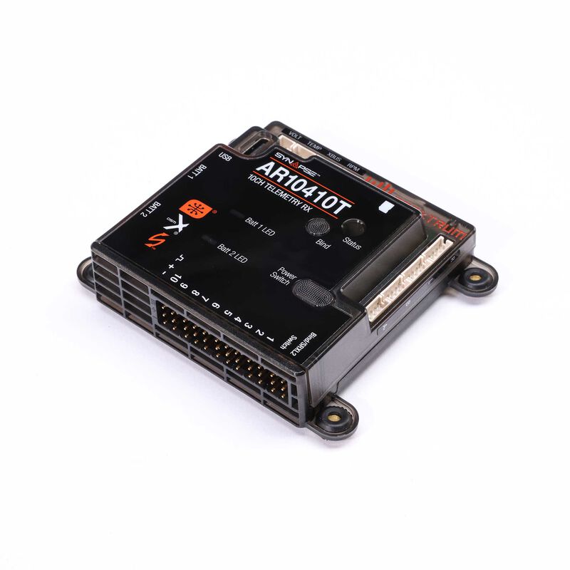 Spektrum AR10410T 10 Channel PowerSafe Telemetry Receiver, product image from Kiwiquads