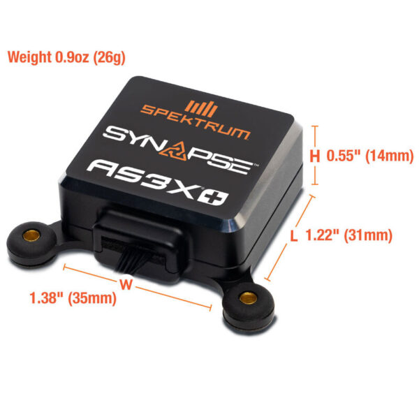Spektrum AR20410T 20 CH PowerSafe RX w/ Synapse AS3X+ module - Image 3