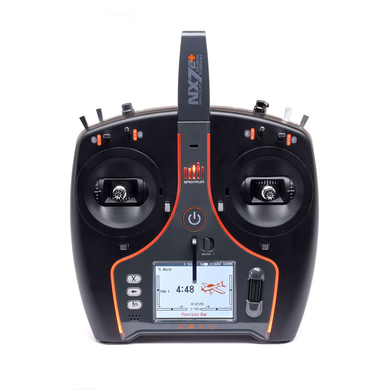 Spektrum NX7e+ 14-Channel DSMX Transmitter Only Black Edition, product image from Kiwiquads
