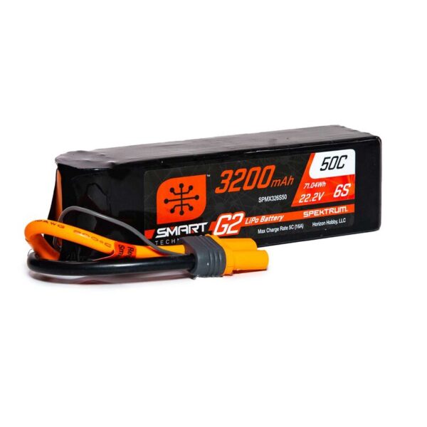 Spektrum 3200mAh 6S 22.2V Smart G2 LiPo 50C IC5