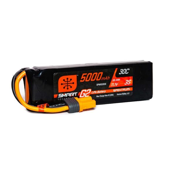 Spektrum 5000mAh 3S 11.1V Smart G2 LiPo 30C IC5