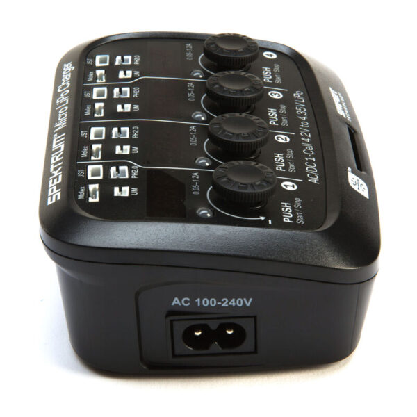 Spektrum S44 Micro 4 port AC/DC 1S LiPo Charger - Image 9