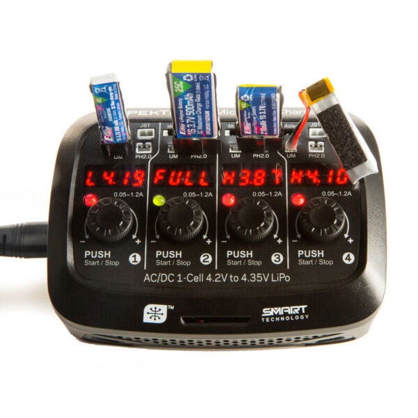 Spektrum S44 Micro 4 port AC/DC 1S LiPo Charger - Image 6