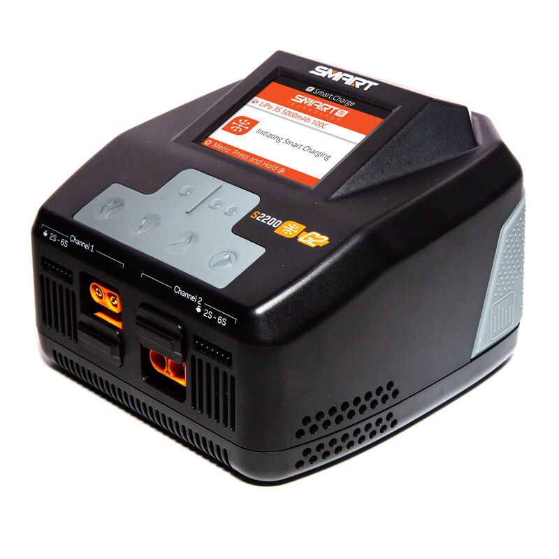 Spektrum Charger AC Smart S2200 G2 2x200W, product image from Kiwiquads