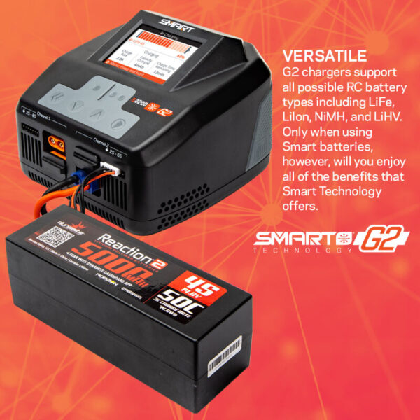 Spektrum Charger AC Smart S2200 G2 2x200W - Image 8