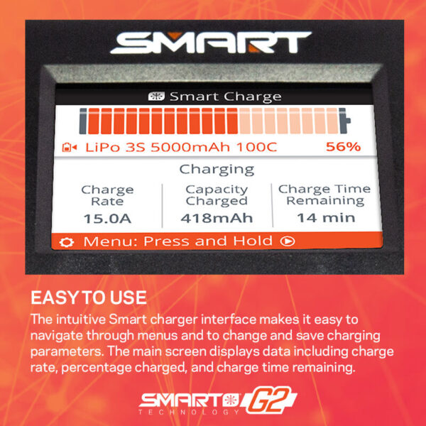 Spektrum Charger AC Smart S2200 G2 2x200W - Image 7