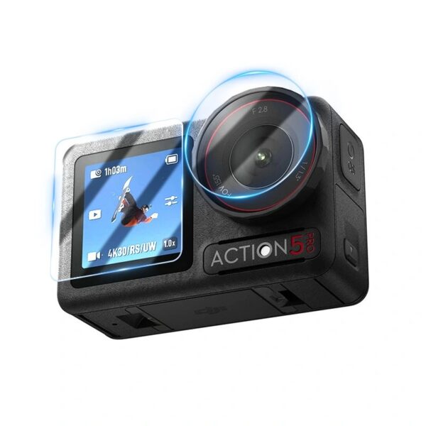 STARTRC Lens and Screen AR Tempered Film for DJI Action 5 Pro - Image 3
