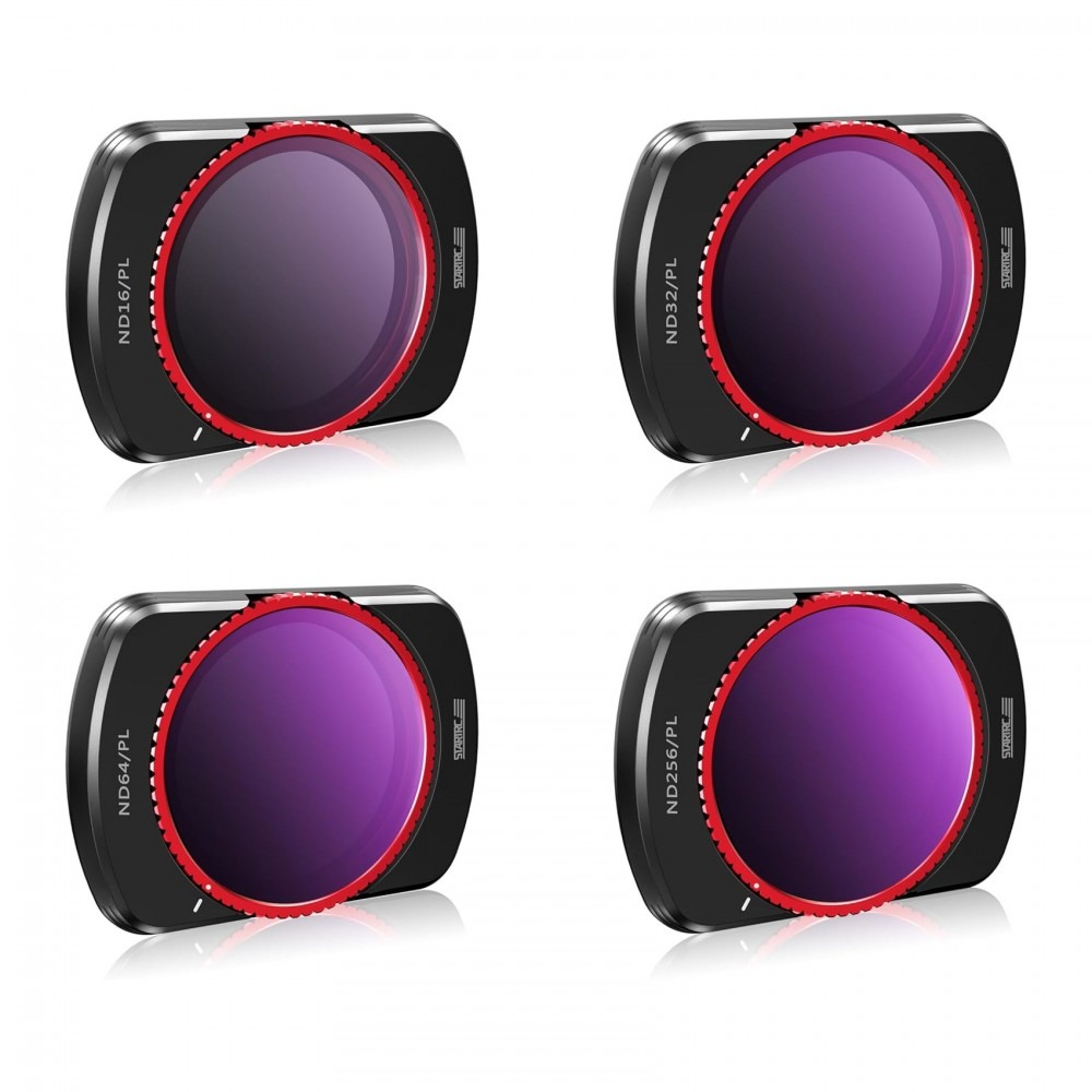 STARTRC NDPL Filter Set for DJI Pocket 3 (ND16PL/ 32/ 64/ 256), product image from Kiwiquads