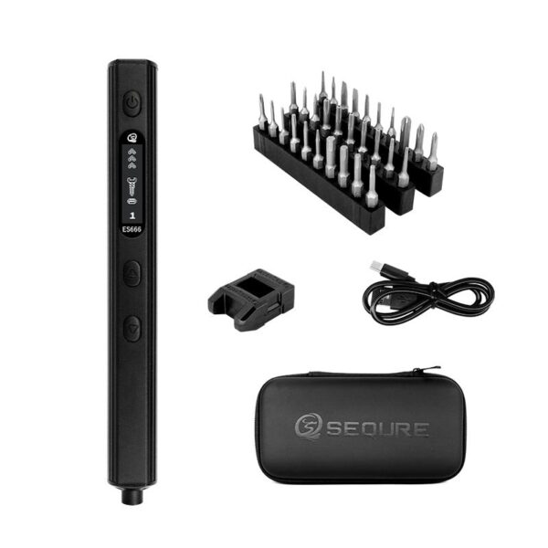 Sequre ES666 Smart Somatosensory Electric Screwdriver Kit