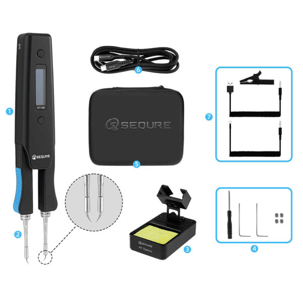 Sequre HT140 2-IN-1 Hot Tweezers And Soldering Iron