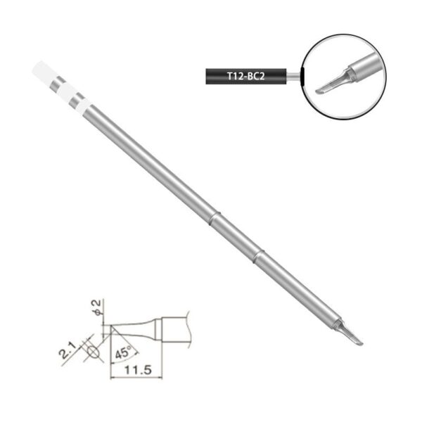 Sequre T12 Soldering Iron Tips (8 Types) - Image 7