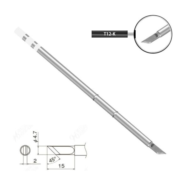 Sequre T12 Soldering Iron Tips (8 Types) - Image 3