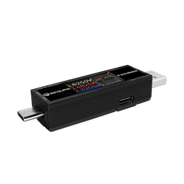 Sequre TVA3006 High Precision USB Volt-Ammeter Power Meter Type-C - Image 2