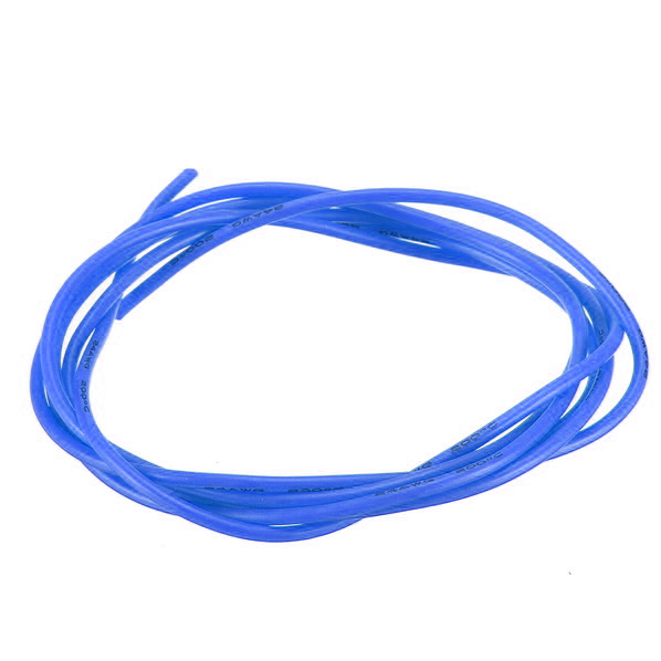 Silicone Wire 18/22/26/30 AWG (Blue) – Per Metre, product image from Kiwiquads