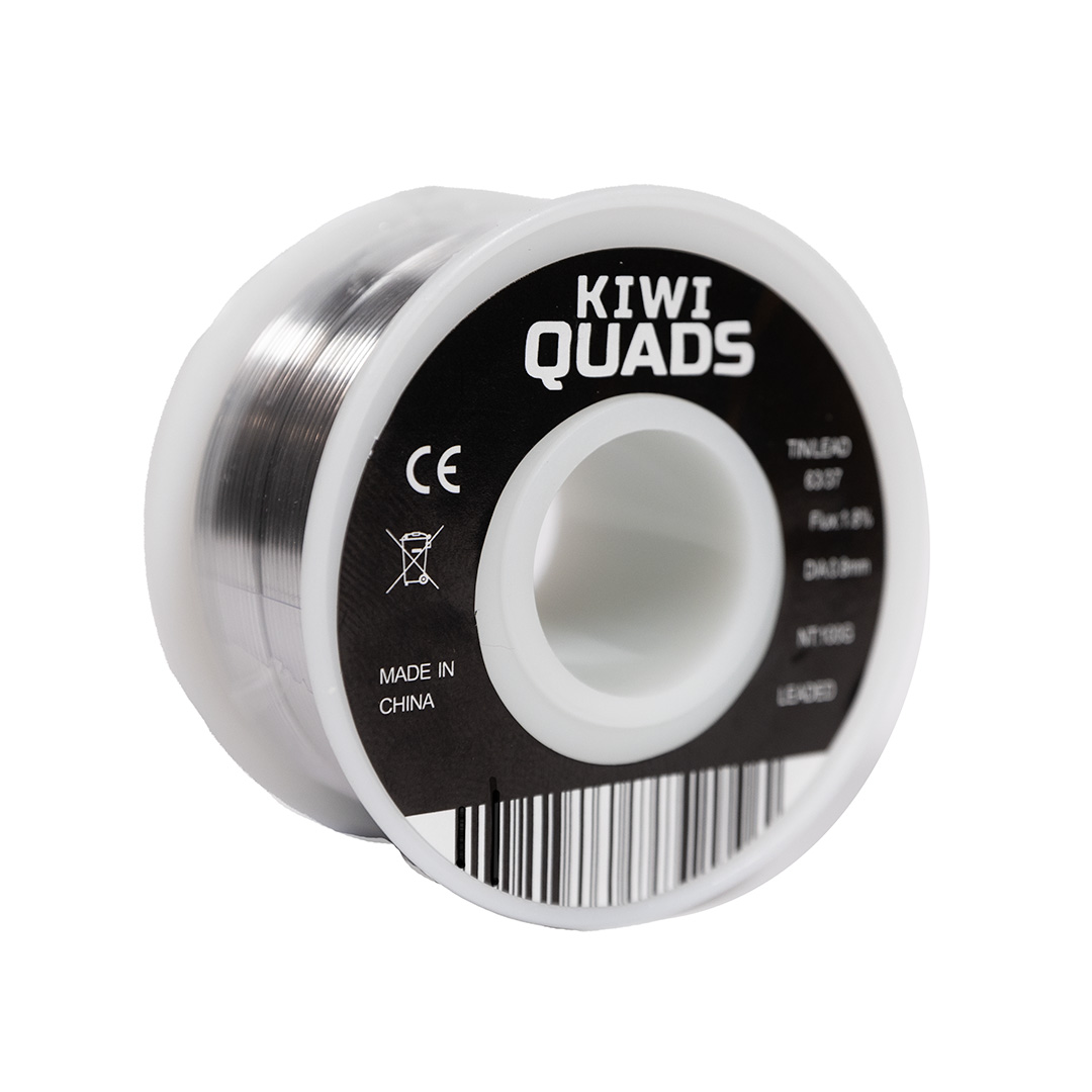 KiwiQuads Premium Leaded Solder 100g (0.8mm), product image from Kiwiquads