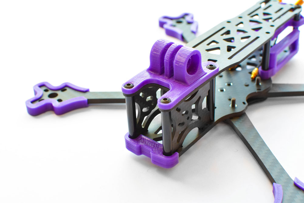 KiwiQuads 3D 3D Printed Source One V4 GoPro Universal Mount, product image from Kiwiquads