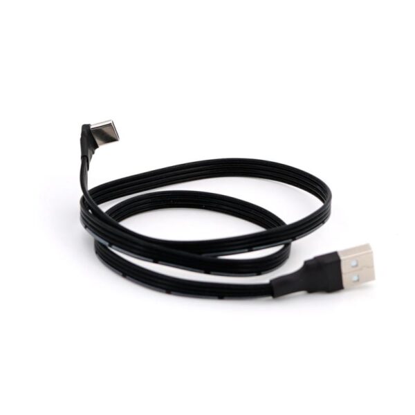 TBS Low-Profile 90d USB A to USB C Cable (50cm)