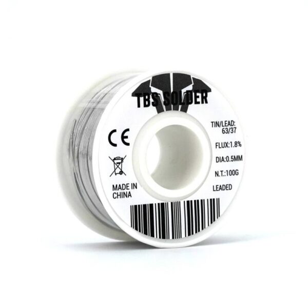 TBS Solder - Premium Leaded Solder 100g (0.5mm)