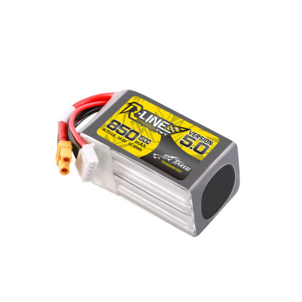 Tattu R-Line Version 5.0 14.8V 150C 850mAh 4S Battery - Image 2