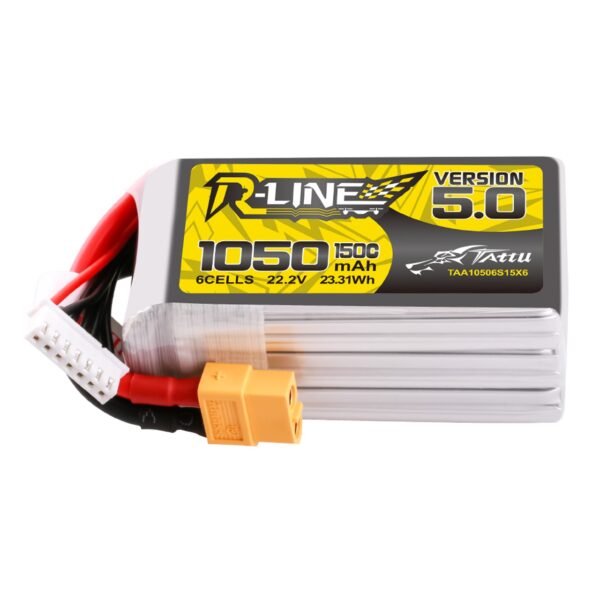 Tattu R-Line Version 5.0 22.2V 150C 1050mAh 6S Battery
