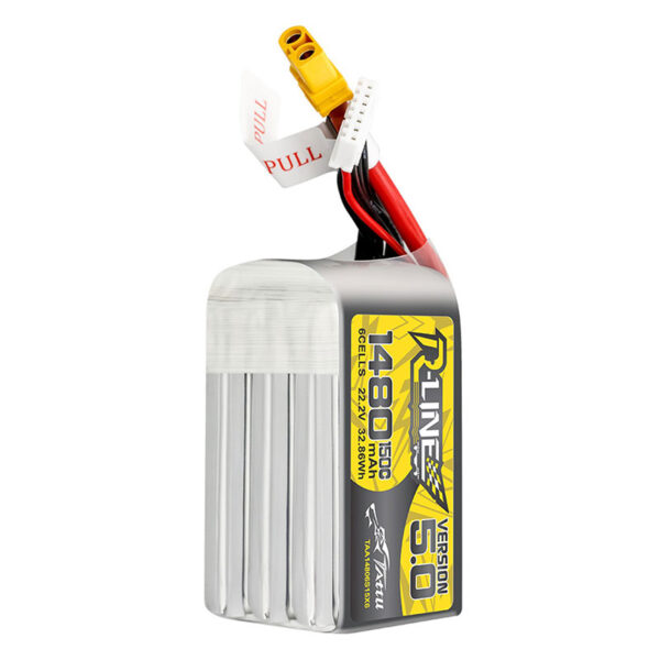 Tattu R-Line Version 5.0 22.2V 150C 1480mAh 6S Battery - Image 3