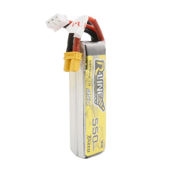 Tattu R-Line 550mAh 7.4V 2S1P 95C Lipo Battery