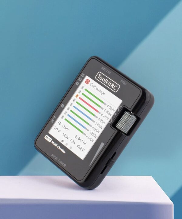 ToolkitRC MC8 Multi-Functional 2-8S Battery Checker and Balancer