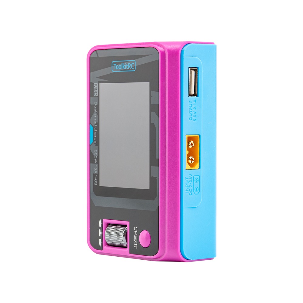 ToolkitRC M6D 500W 25A DC Charger (2 Colours), product image from Kiwiquads