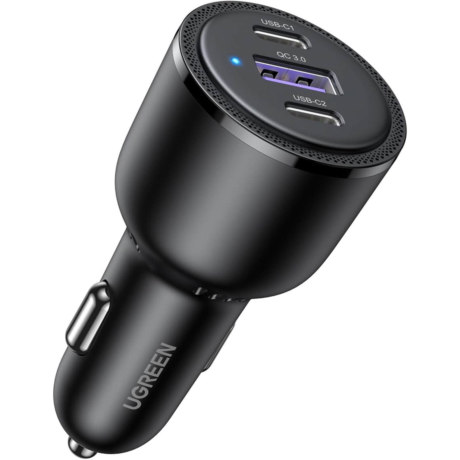 UGREEN CD239 PD 69W 3-Ports Car Charger – 2x USB-C & USB-A, product image from Kiwiquads