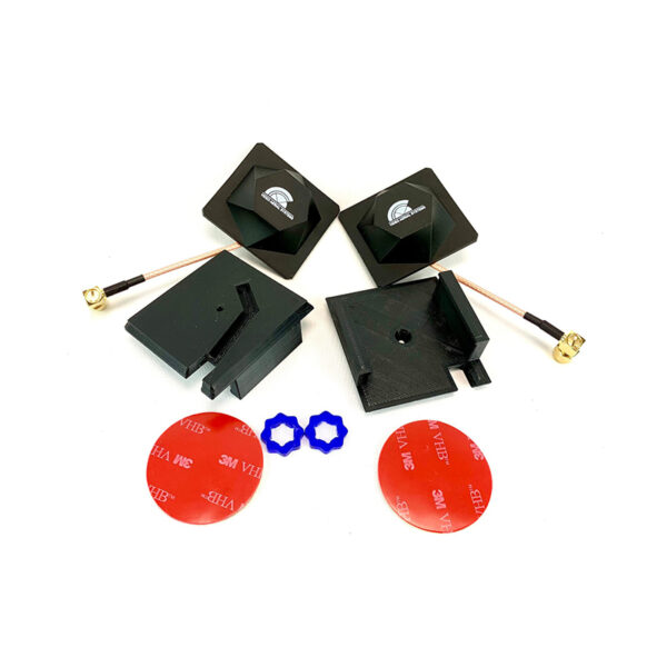 VAS Crosshair Xtreme Mini Pair w/mount for HDZero VRX (LHCP/RHCP)