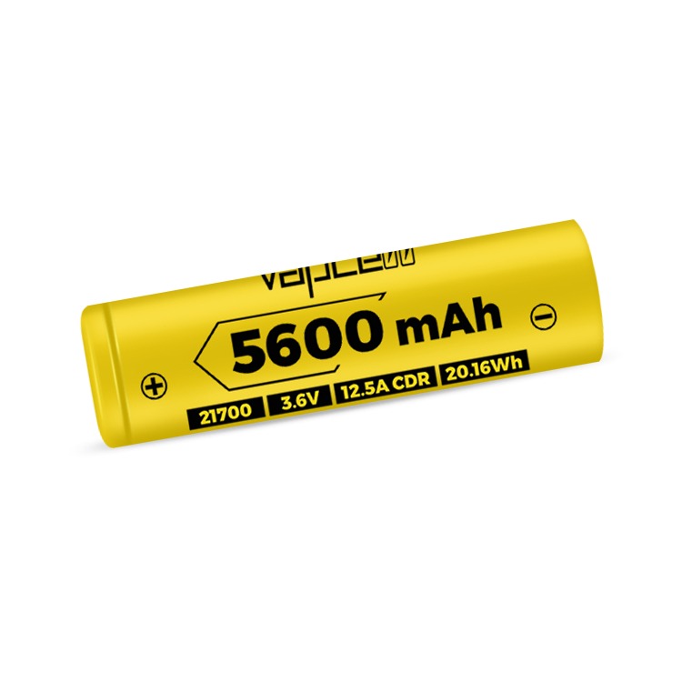 VapCell F56 21700 5600mAh 12.5A Battery, product image from Kiwiquads