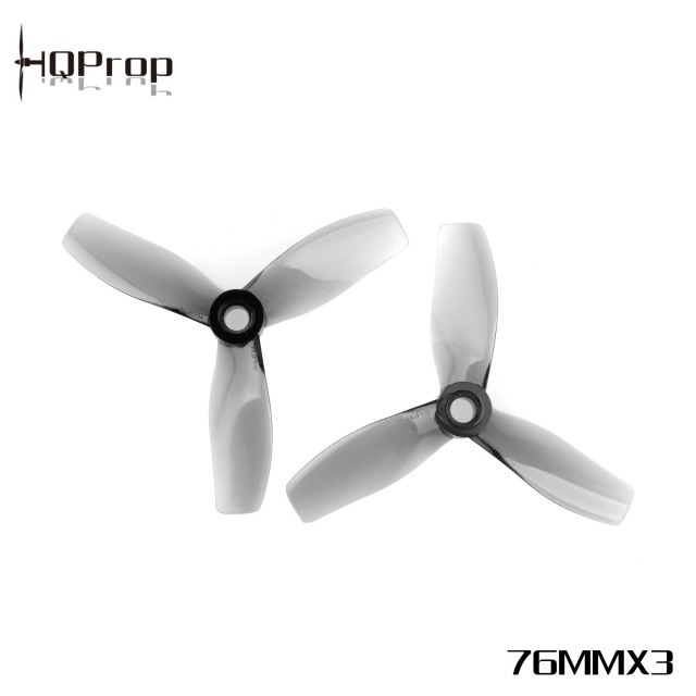 HQ Props HQProp D76MMX3 Cinewhoop Propellers (Set of 4 – Grey), product image from Kiwiquads
