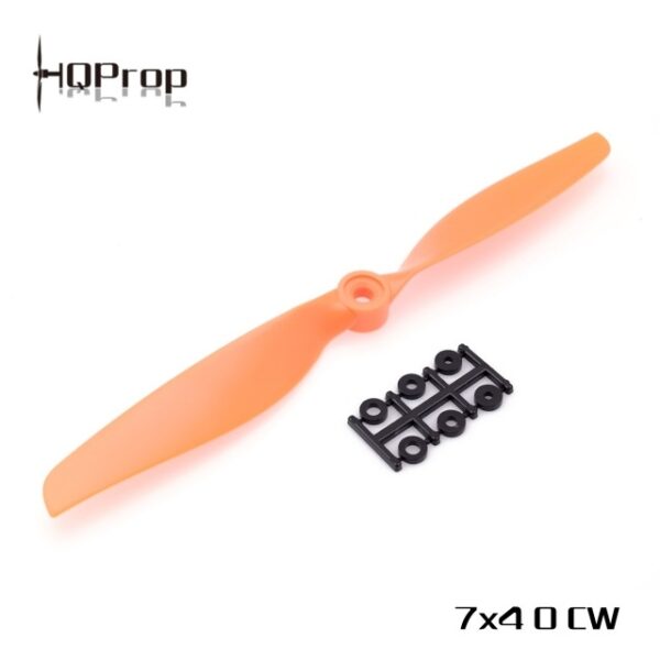 HQProp Slow Flyer Pusher 7x4O CW