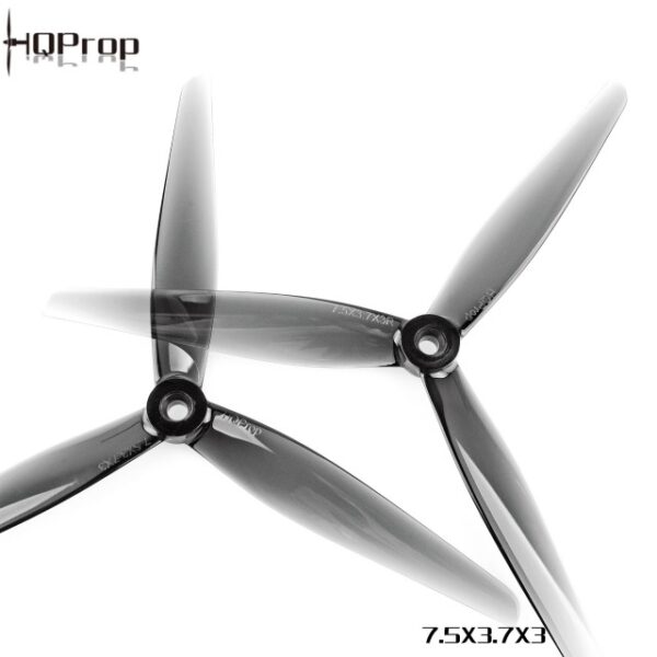 HQProp DP 7.5X3.7X3 Light Grey (Set of 4)