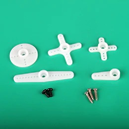 EMAX ES09A-ES09D Servo Horn Set & Screws, product image from Kiwiquads