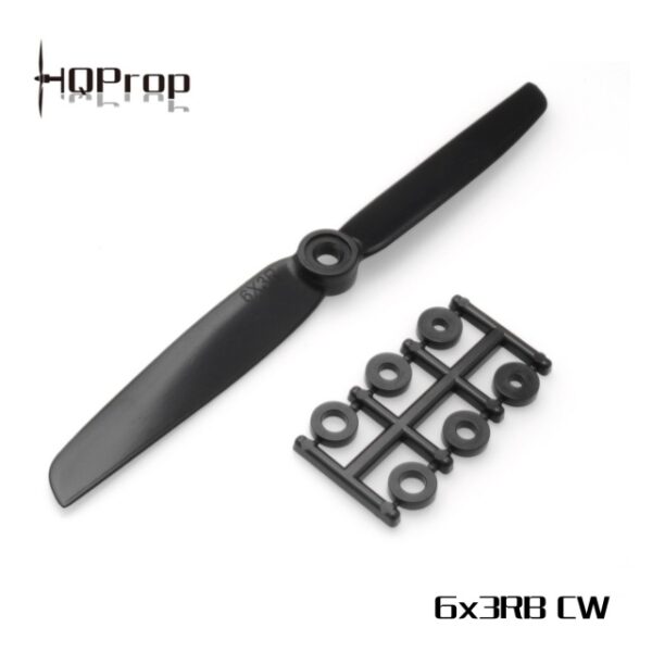 HQProp Direct Drive Propeller 6x3RB CW Pusher for Fixed Wing