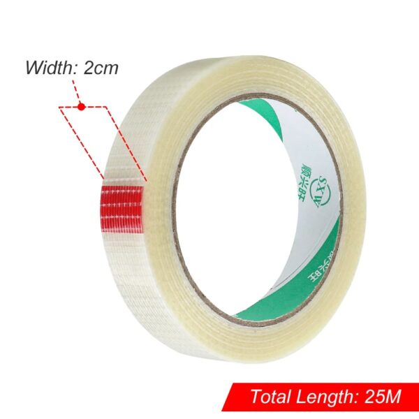 Transparent Fibreglass Tape 20mm x 20m length (2 Options) - Image 3