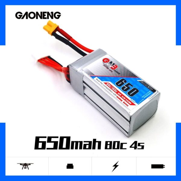 GNB Battery 14.8V 80C 650mAh 4S