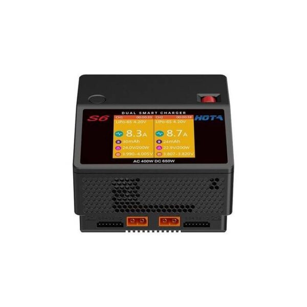 HOTA S6 400W AC 1-6S Dual Channel AC/DC Smart Charger - Image 2