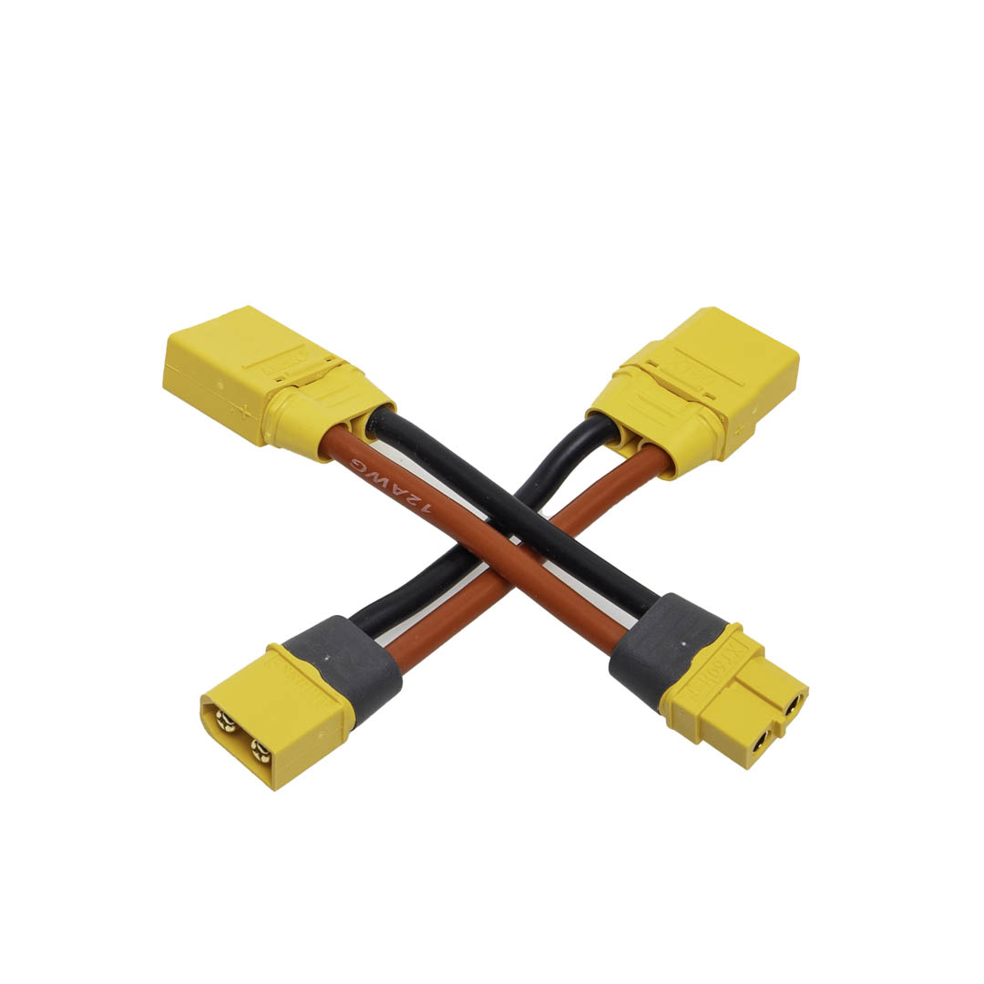 AMASS XT60 / XT90 Adaptor Pair 5cm, product image from Kiwiquads