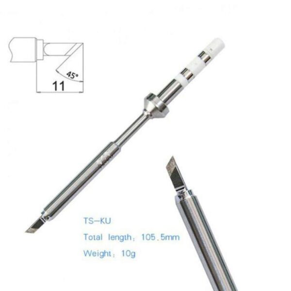 TS100 Soldering Iron Chisel Tip (Model KU) - Image 2