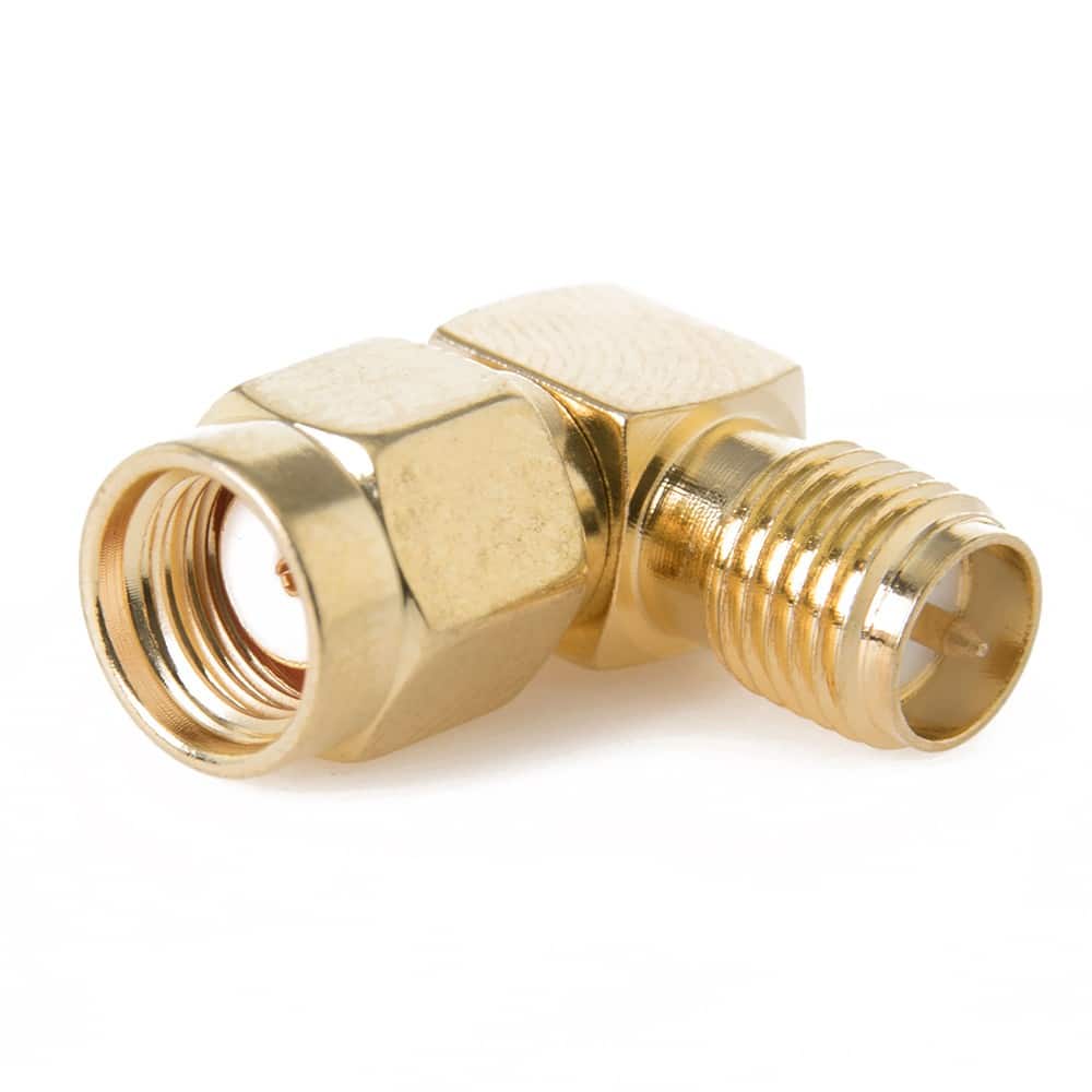 SMA / RP-SMA 90 Degree Adapter (6 Types), product image from Kiwiquads