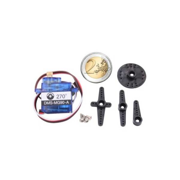 DFRobot 9g 270°Metal Servo with Analog Feedback - Pan Servo - Image 4
