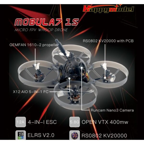 HappyModel Mobula7 1S (ExpressLRS) - Image 5