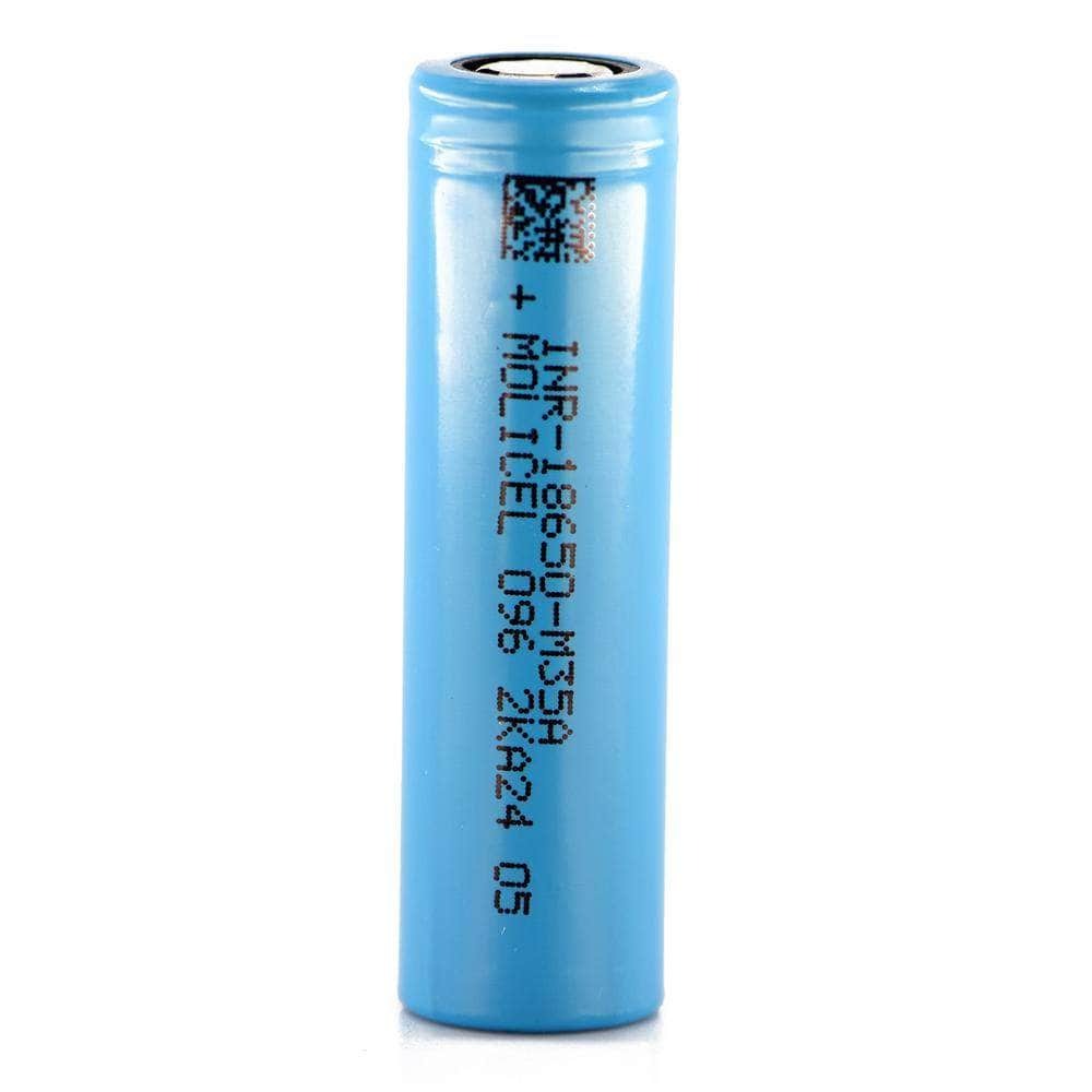 Molicel M35A 18650 3500mAh 10A Battery, product image from Kiwiquads